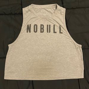 Grey Nobull crop top